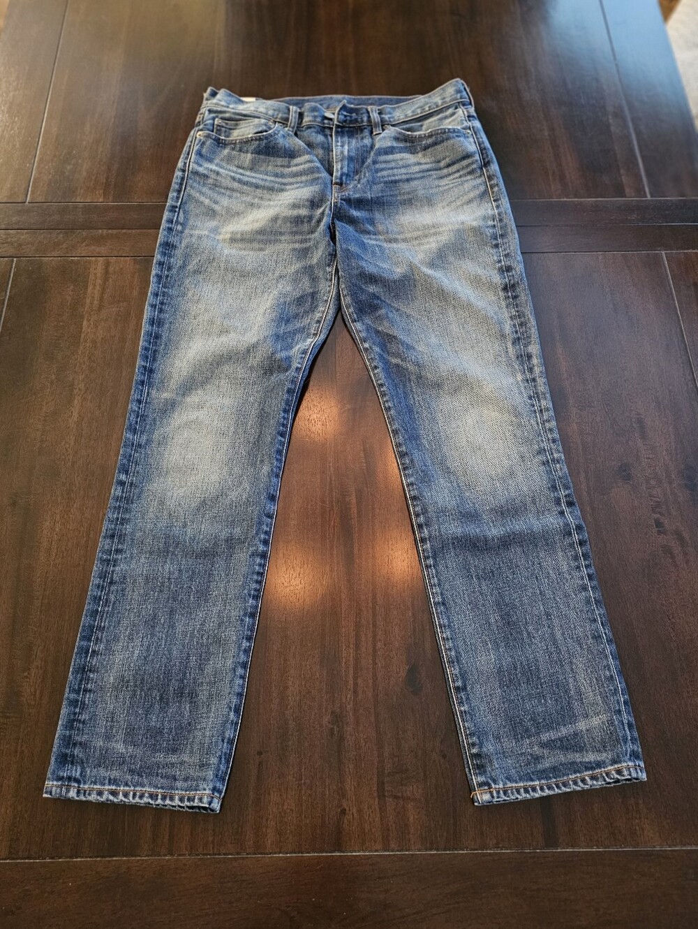J. Crew 770 Slim Straight Jeans In Leroy Wash Size 32 X 32.